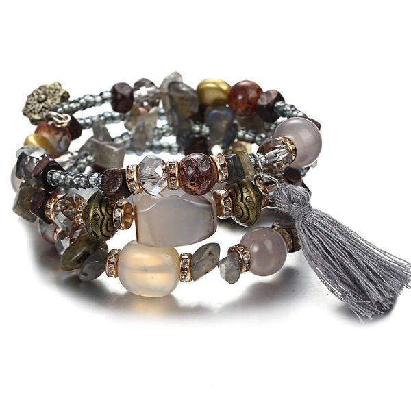link, chain bohemian beads crystal charms bracelets for women ethnic tibet multilayer imitation natural stone bangles men, Black
link, chain bohemian beads crystal charms bracelets for women ethnic tibet multilayer imitation natural stone bangles men, Black