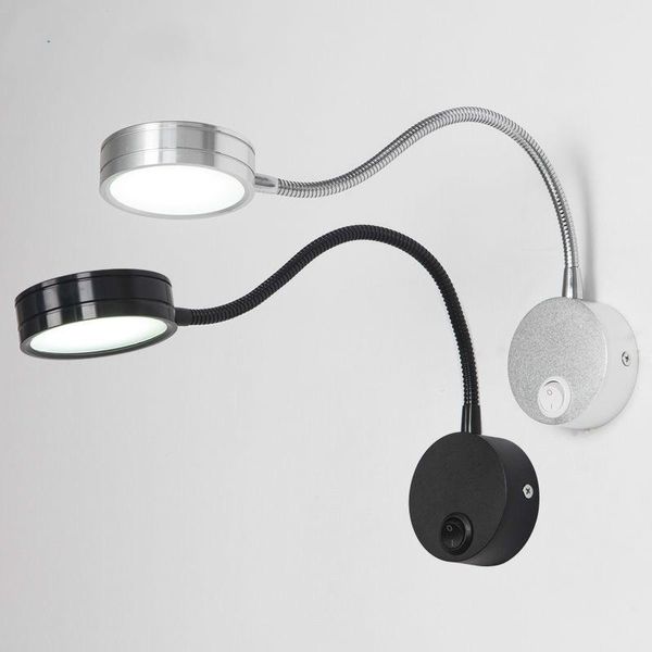 wall lamps led with knob switch 5w ac90-260v silver bedroom bedside reading light direction adjustable indoor lighting
wall lamps led with knob switch 5w ac90-260v silver bedroom bedside reading light direction adjustable indoor lighting