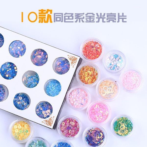 style nail art decoration 10 sets of japanese round pentagonal sequins jewelry diy laser decorations1, Silver;gold
style nail art decoration 10 sets of japanese round pentagonal sequins jewelry diy laser decorations1, Silver;gold