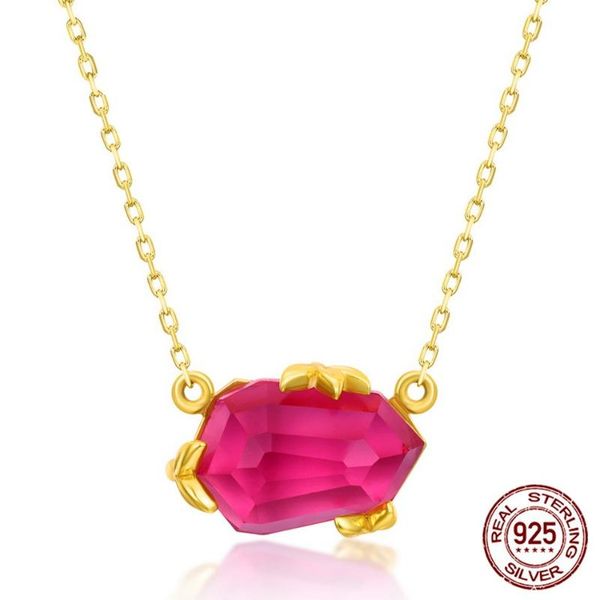 chains 925 sterling silver necklace for women geometric diamond synthetic pink z claw set necklaces retro jewelry
chains 925 sterling silver necklace for women geometric diamond synthetic pink z claw set necklaces retro jewelry