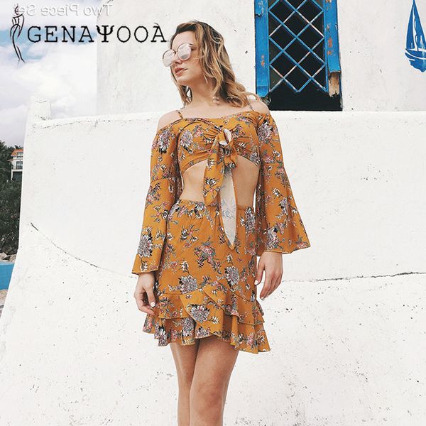genayooa bohemian 2 women flare sleeve crop boho beach floral two piece summer skirt set woman 210417, White
genayooa bohemian 2 women flare sleeve crop boho beach floral two piece summer skirt set woman 210417, White