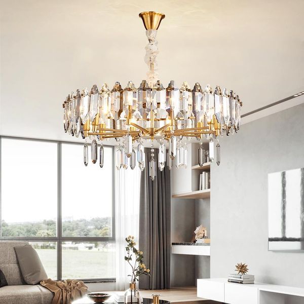 pendant lamps modern lustre crystal led chandelier lighting gold metal living room lights dining hanging lamp
pendant lamps modern lustre crystal led chandelier lighting gold metal living room lights dining hanging lamp