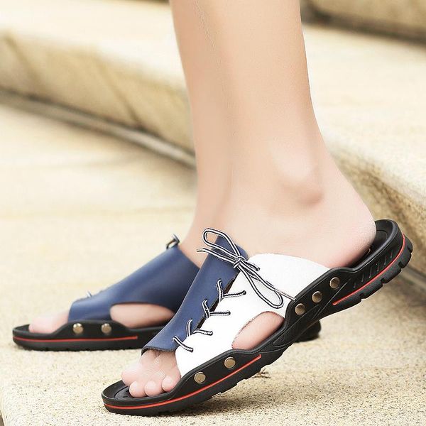 slippers genuine leather sandals mens 2021 trend outdoor summer anti-slippery casual flip flops beach male men sandalias, Black
slippers genuine leather sandals mens 2021 trend outdoor summer anti-slippery casual flip flops beach male men sandalias, Black