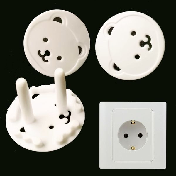 

10pcs Baby Safety Child Electric Socket Outlet Plug Protection Security Two Phase Safe Lock Cover Kids Sockets Cover Plugs