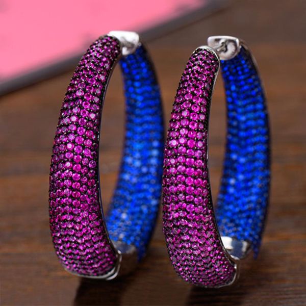 hoop & huggie blachette trendy circle shape full cubic zirconia big earrings for women charms statement engagement dubai african jewelry, Golden;silver
hoop & huggie blachette trendy circle shape full cubic zirconia big earrings for women charms statement engagement dubai african jewelry, Golden;silver