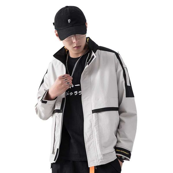 men's jackets zhuzunzhe 2021 tooling jacket fashion trend loose embroidery casual student wild, Black;brown
men's jackets zhuzunzhe 2021 tooling jacket fashion trend loose embroidery casual student wild, Black;brown