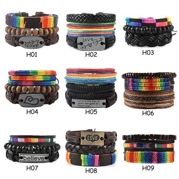 charm bracelets rainbow bracelet men's women's gay pride braided couple friendship jewelry, Golden;silver
charm bracelets rainbow bracelet men's women's gay pride braided couple friendship jewelry, Golden;silver