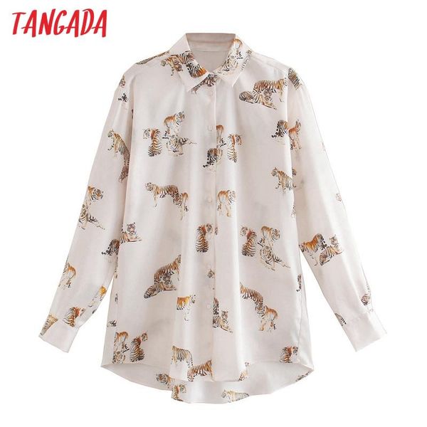 tangada 2021 autumn winter women tiger print blouse long sleeve chic female casual loose shirt blusas femininas 3h695 women's blouses &, White
tangada 2021 autumn winter women tiger print blouse long sleeve chic female casual loose shirt blusas femininas 3h695 women's blouses &, White