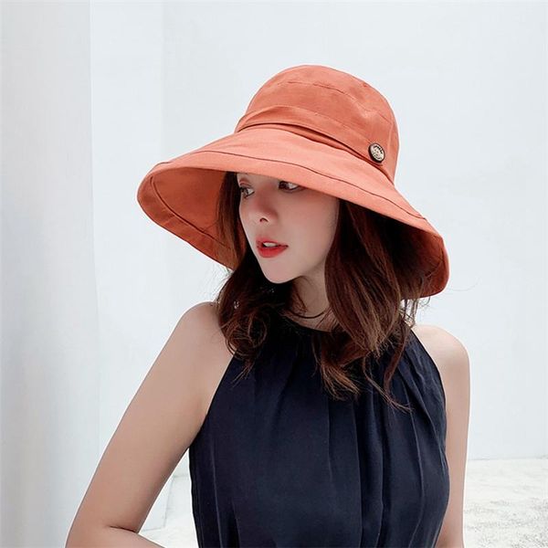fashion button visor casual women's hat tide korean version fold cap sun wide brim hats, Blue;gray
fashion button visor casual women's hat tide korean version fold cap sun wide brim hats, Blue;gray
