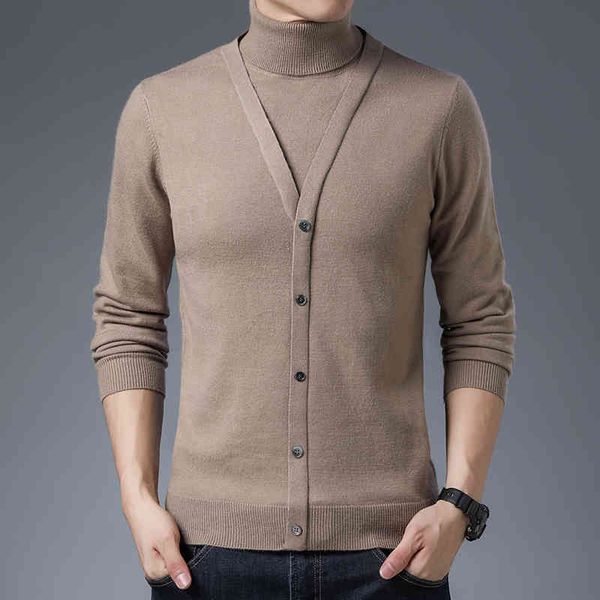 men's sweaters fake twinset sweater men turtleneck knitted pullovers male autumn winter two-piece bottoming sweatermen's clothing, White;black
men's sweaters fake twinset sweater men turtleneck knitted pullovers male autumn winter two-piece bottoming sweatermen's clothing, White;black