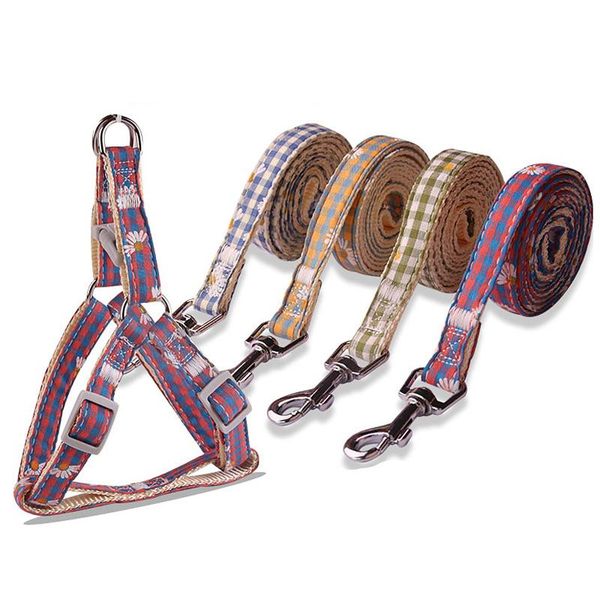 dog collars & leashes plaid flower pattern harness leash adjustable outdoor walking dogs vest collar for puppy small pet supplies
dog collars & leashes plaid flower pattern harness leash adjustable outdoor walking dogs vest collar for puppy small pet supplies