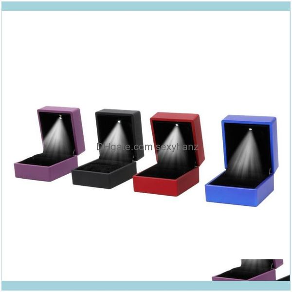 packaging & jewelrylighted earring ring gift box wedding engagement jewelry display 50pe pouches, bags drop delivery 2021 mwxy7, Pink;blue
packaging & jewelrylighted earring ring gift box wedding engagement jewelry display 50pe pouches, bags drop delivery 2021 mwxy7, Pink;blue