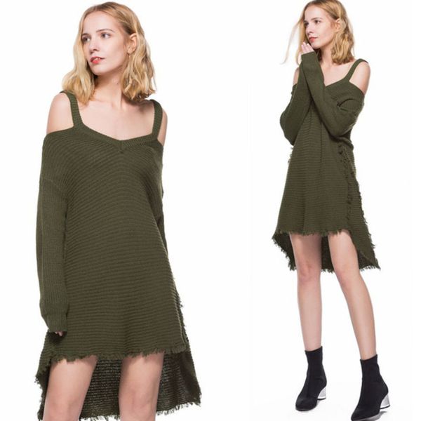 women's tracksuits tracksuitsoutside model sling off shoulder long sleeve tassel women's sweater dress 8530# iirr, Gray
women's tracksuits tracksuitsoutside model sling off shoulder long sleeve tassel women's sweater dress 8530# iirr, Gray