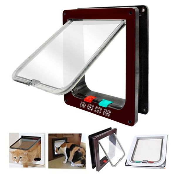 dog houses & kennels accessories 4 ways lockable cat kitten door security flap small animal puppy gate pet supplies brown white
dog houses & kennels accessories 4 ways lockable cat kitten door security flap small animal puppy gate pet supplies brown white