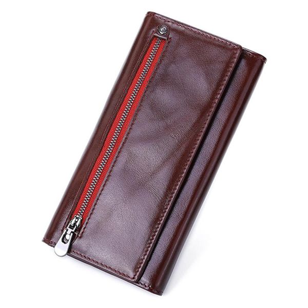 wallets women long wallet genuine leather and purse female coin for phone bag card holder money zipper, Red;black
wallets women long wallet genuine leather and purse female coin for phone bag card holder money zipper, Red;black