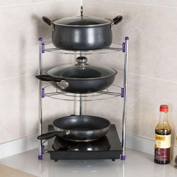 kitchen storage & organization 3 layers bathroom floor shelf pot lid/kitchenware/cutting board rack durable sundry organizer
kitchen storage & organization 3 layers bathroom floor shelf pot lid/kitchenware/cutting board rack durable sundry organizer