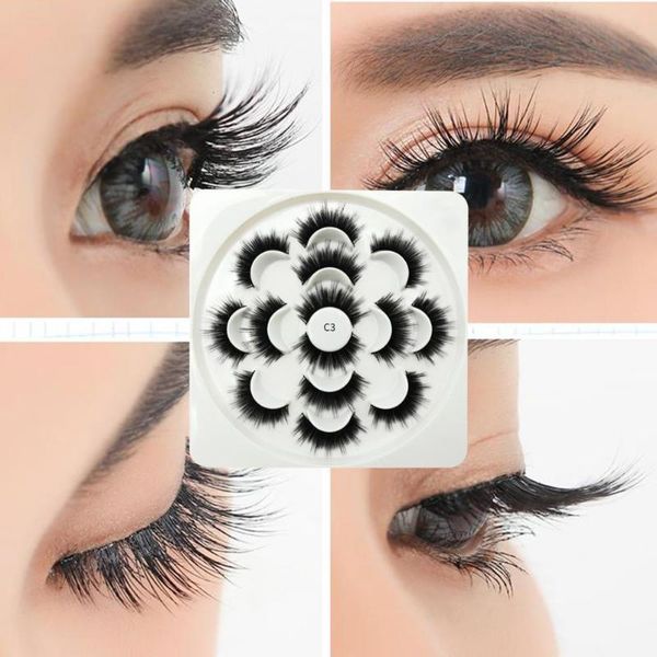 false eyelashes 7pairs long lasting easy to use eye-catching fiber lotus plate makeup extensions eye lashes for girls
false eyelashes 7pairs long lasting easy to use eye-catching fiber lotus plate makeup extensions eye lashes for girls