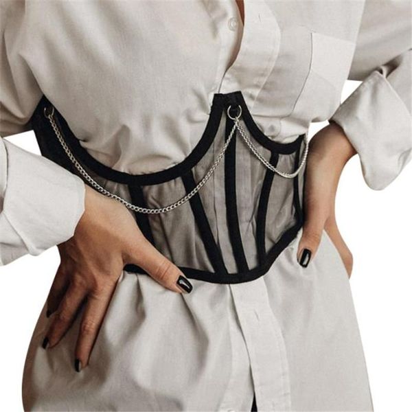 women's shapers women corset underbust girdle chain lace corsets bustiers waist gothic curve shaper mesh shapewear, Black;white
women's shapers women corset underbust girdle chain lace corsets bustiers waist gothic curve shaper mesh shapewear, Black;white