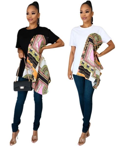women's t-shirt womens designer shirs irregular prined summer loose round neck shor sleeve fashion pandelled shirs sreewear 8wob, White
women's t-shirt womens designer shirs irregular prined summer loose round neck shor sleeve fashion pandelled shirs sreewear 8wob, White