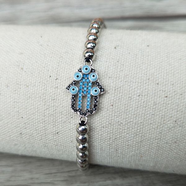 10 pcs micro pave cz turkish style eye hamsa hand connector charm beads bracelet braided macrame handcraft jewelry gift bg141, Golden;silver
10 pcs micro pave cz turkish style eye hamsa hand connector charm beads bracelet braided macrame handcraft jewelry gift bg141, Golden;silver