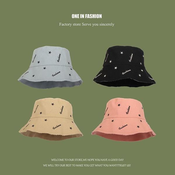 wide brim hats fisherman hat female korean version of wild japanese sunscreen sunshade double-sided can wear niche embroidery summer bucket, Blue;gray
wide brim hats fisherman hat female korean version of wild japanese sunscreen sunshade double-sided can wear niche embroidery summer bucket, Blue;gray
