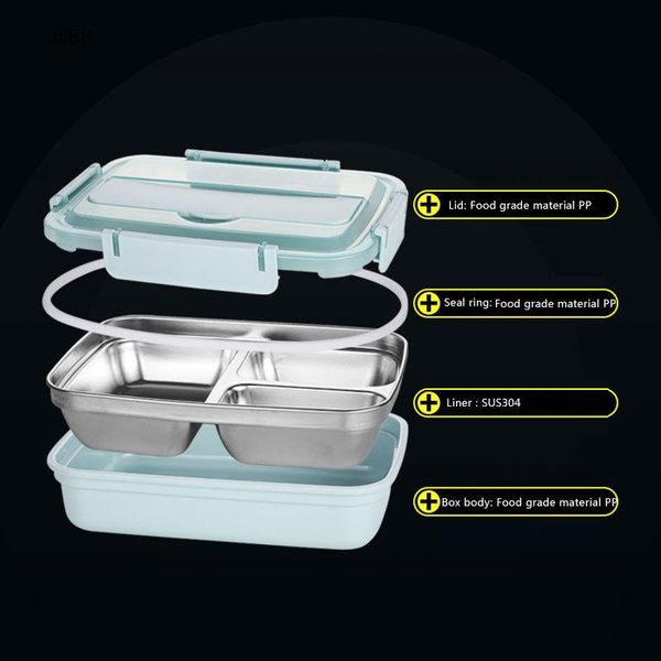 dinnerware sets 304 stainless steel lunch box containers with compartments portable bento container sealed leakproof tableware
dinnerware sets 304 stainless steel lunch box containers with compartments portable bento container sealed leakproof tableware