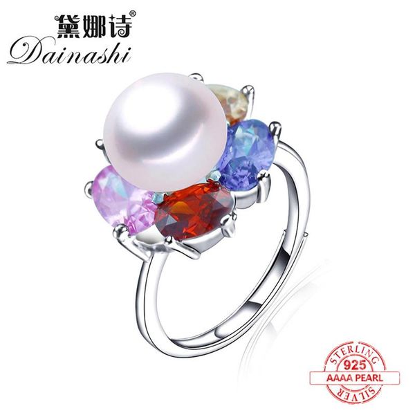 cluster rings wholesale price natural freshwater pearl multicolor big flower zircon for women 925sterling silver adjustable ring jewelry, Golden;silver
cluster rings wholesale price natural freshwater pearl multicolor big flower zircon for women 925sterling silver adjustable ring jewelry, Golden;silver