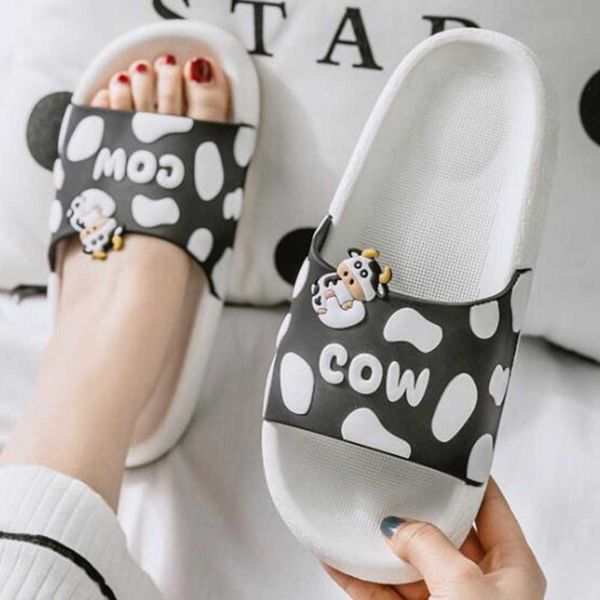 cartoon cow slipper bathroom shoes slides anti-slip summer indoor home household bath sandals couples qq658 210625, Black
cartoon cow slipper bathroom shoes slides anti-slip summer indoor home household bath sandals couples qq658 210625, Black