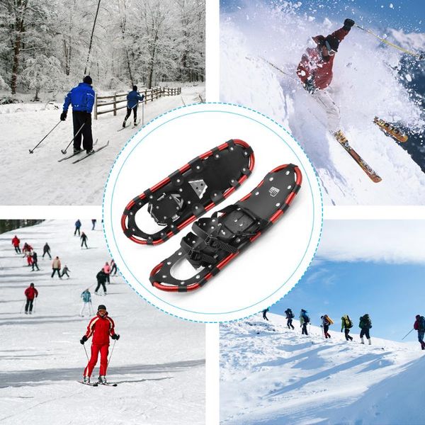 ankle support snowshoes women men aluminum snow shoes with adjustable bindings carrying tote bag, Blue;black
ankle support snowshoes women men aluminum snow shoes with adjustable bindings carrying tote bag, Blue;black