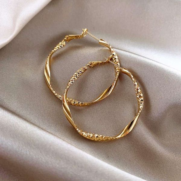 earrings big circle wind fashion women's simple earrings, 925 silver needles, Golden
earrings big circle wind fashion women's simple earrings, 925 silver needles, Golden