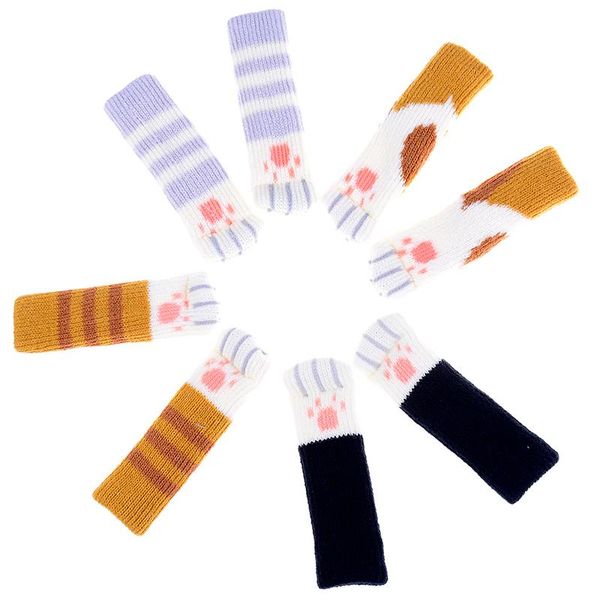 chair covers 4pcs cat claw bow leg socks non-slip table legs sleeve striped cover home floor protectors knitting
chair covers 4pcs cat claw bow leg socks non-slip table legs sleeve striped cover home floor protectors knitting