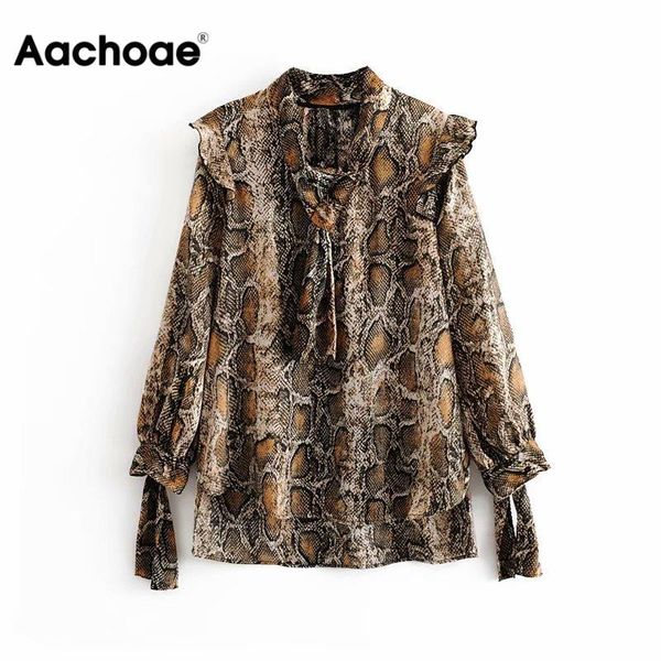 women snake print ruffles long sleeve blouse bow tie collar streetwear shirt lace up loose lady blouses autumn mujer, Black;white
women snake print ruffles long sleeve blouse bow tie collar streetwear shirt lace up loose lady blouses autumn mujer, Black;white