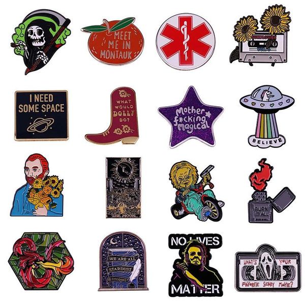 pins, brooches creativity movies figure rainbow enamel pins collect halloween metal cartoon brooch backpack hat bag collar lapel badges, Gray
pins, brooches creativity movies figure rainbow enamel pins collect halloween metal cartoon brooch backpack hat bag collar lapel badges, Gray