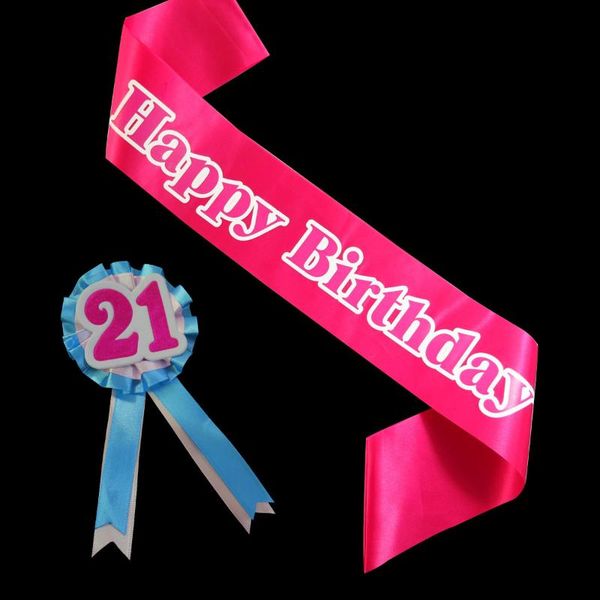 party favor happy birthday set 2021 design pink sash 18 21 30 40 50 number glitter blue novelty badge girls women gift
party favor happy birthday set 2021 design pink sash 18 21 30 40 50 number glitter blue novelty badge girls women gift