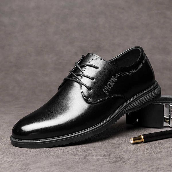 2021 men's shoes leather genuine korean business formal ess autumn and winter black top
2021 men's shoes leather genuine korean business formal ess autumn and winter black top