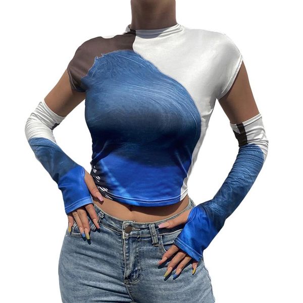 women's t-shirt match color short sleeves tight with sun-protective women summer crop female clothes, White
women's t-shirt match color short sleeves tight with sun-protective women summer crop female clothes, White