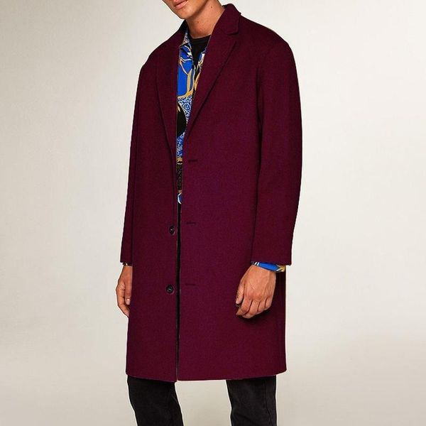 men's wool & blends 2021 winter coats in europe and america british mid-length woolen coat plus size clothing, Black
men's wool & blends 2021 winter coats in europe and america british mid-length woolen coat plus size clothing, Black