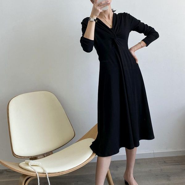 casual dresses kiss me autumn korean style 2021 black long-sleeved dress women's clothing woman vestido de mujer femme robe, Black;gray
casual dresses kiss me autumn korean style 2021 black long-sleeved dress women's clothing woman vestido de mujer femme robe, Black;gray