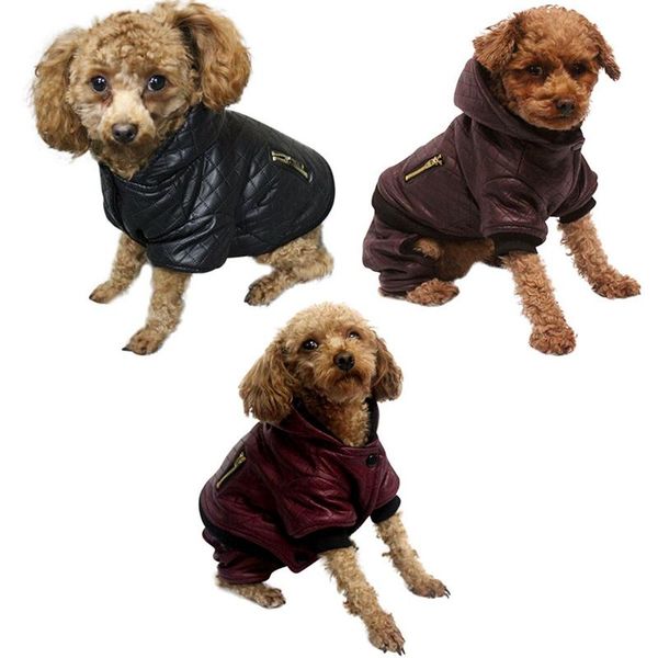 dog apparel pet two pieces winter warm leather clothes thickening coat waterproof zipper jacket for pets dogs costume
dog apparel pet two pieces winter warm leather clothes thickening coat waterproof zipper jacket for pets dogs costume