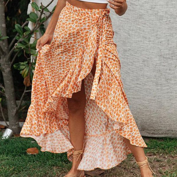 skirts spring summer long print skirt women ruffles cotton a line casual ankle length 2021, Black
skirts spring summer long print skirt women ruffles cotton a line casual ankle length 2021, Black