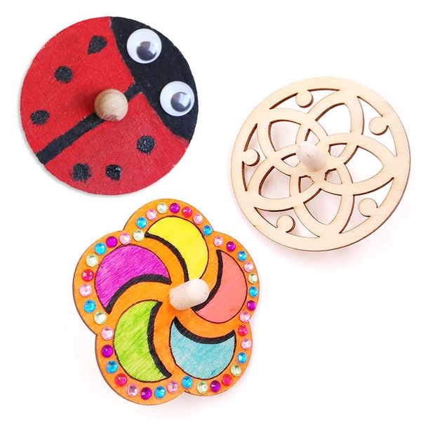 10Pcs Wooden DIY gyro childrens drawing graffiti coloring gyro toy creative handmade materials Free watercolor pen YJN
10Pcs Wooden DIY gyro childrens drawing graffiti coloring gyro toy creative handmade materials Free watercolor pen YJN