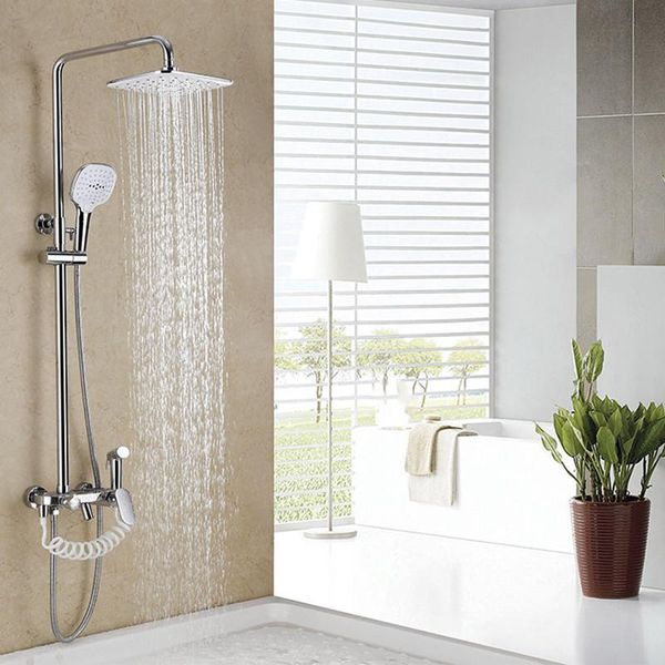 bathroom shower set ceiling system with bidet faucet sprayer shattaf chrome brass showerhead round douche sets
bathroom shower set ceiling system with bidet faucet sprayer shattaf chrome brass showerhead round douche sets