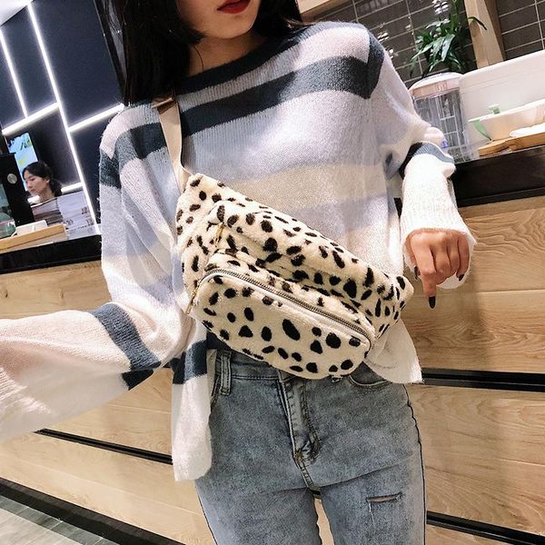 waist bags 2021 autumn female chest bag fashion plush wild pockets leopard girl small for women
waist bags 2021 autumn female chest bag fashion plush wild pockets leopard girl small for women