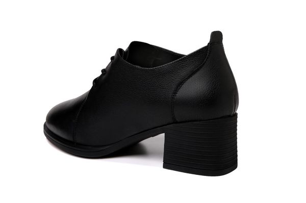 dress shoes women's autumn round toe thick heel single lace-up solid color women, Black
dress shoes women's autumn round toe thick heel single lace-up solid color women, Black