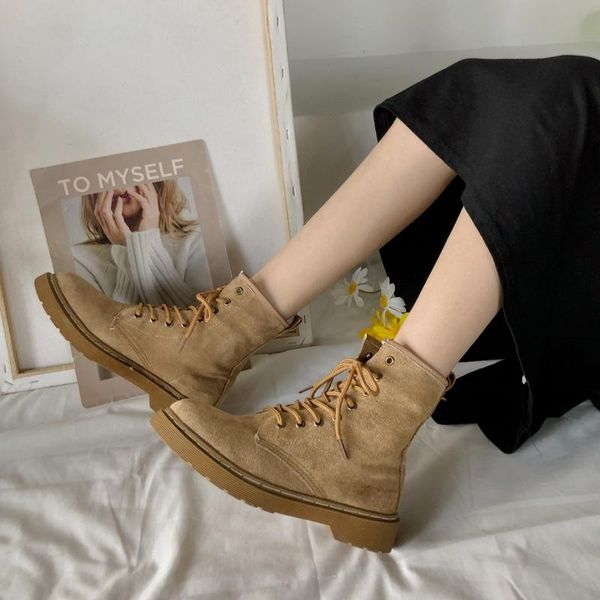boots england platform for woman spring/autumn 2021 fashion retro flock ankle square heel lace-up shoes, Black
boots england platform for woman spring/autumn 2021 fashion retro flock ankle square heel lace-up shoes, Black