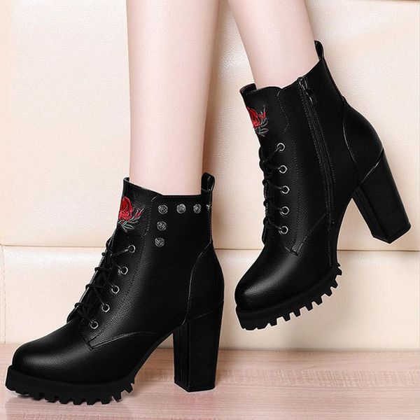 boots gladiator women shoes 2021 winter cross-tied ankle boot embroidery high heels booties rivet platform botas mujer 8652l, Black
boots gladiator women shoes 2021 winter cross-tied ankle boot embroidery high heels booties rivet platform botas mujer 8652l, Black