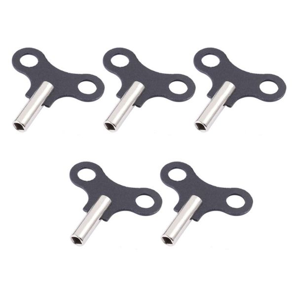 repair tools & kits 5pcs wood clock key metal winding swiss tool black