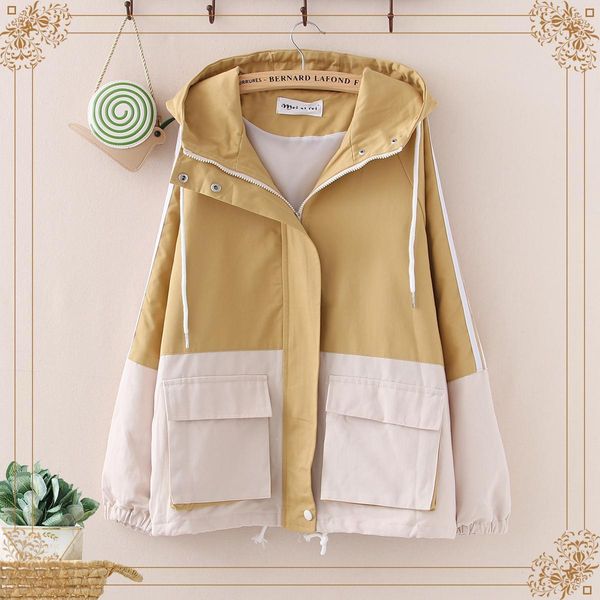 women's jackets female jacket autumn with hoodie s zipper trench chips basic casual woman female vpii, Black;brown
women's jackets female jacket autumn with hoodie s zipper trench chips basic casual woman female vpii, Black;brown