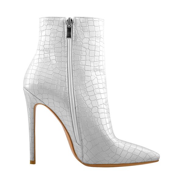 womens 10cm high ankle boots for women pointed toe zipper closure dress party stone pattern mesh high heels booties, Black
womens 10cm high ankle boots for women pointed toe zipper closure dress party stone pattern mesh high heels booties, Black