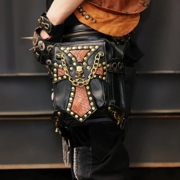 lady pockets skulls messenger bag punk mujer femme women shoulder women's pu leather men hombre travel leg waist bags
lady pockets skulls messenger bag punk mujer femme women shoulder women's pu leather men hombre travel leg waist bags